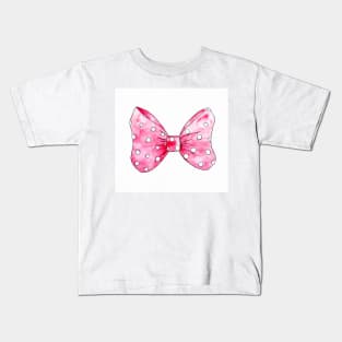 Pink bow Kids T-Shirt